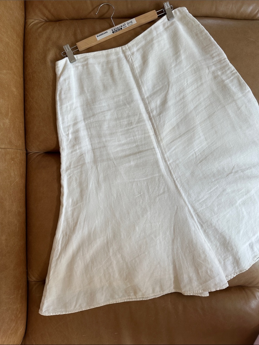 Vintage Banana Republic Elegant Cream A-Line Women's Skirt